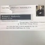Richard J Markowitz PA