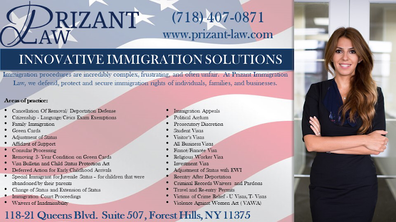Prizant Law – Immigration Lawyer NYC